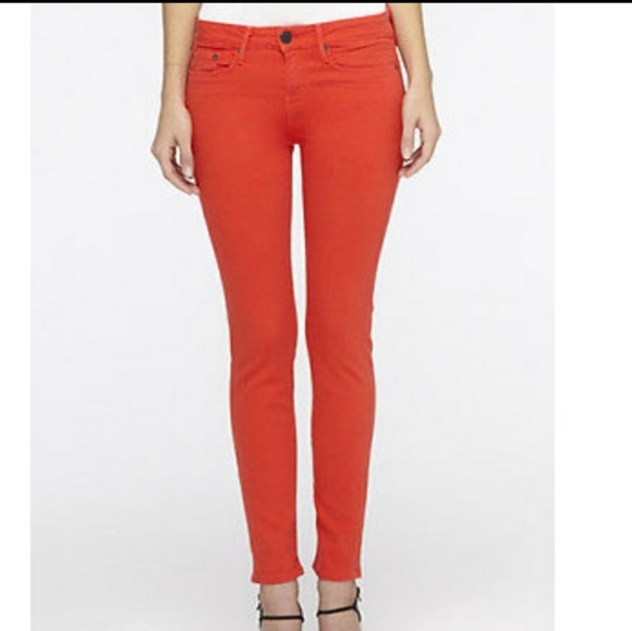 Vince Denim - Vince Cropped Skinny Ankle Jean in Coral